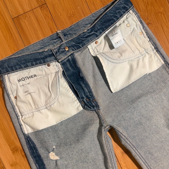 MOTHER The Flirt in Cold Feel Jeans Size 27 - Picture 7 of 16